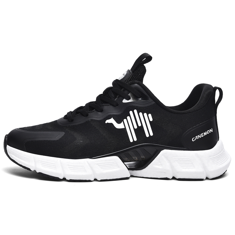 LINGHANGLUOTUO Mesh, Textile Slip Resistant And Breathable Coverage Low top Sprint Running Shoes Men’s