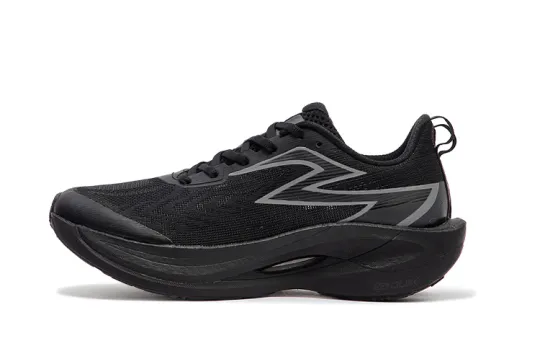 361° Flame 2ET Low top Marathon Training Sprint Physical Fitness Test Physical Exam Running Shoes Unisex Black