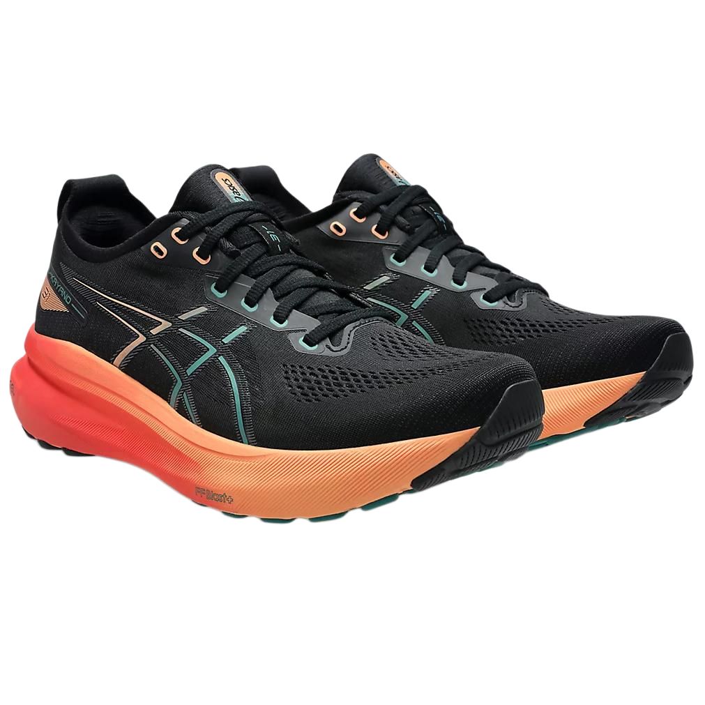 Asics Gel Kayano 31 Low top Running Shoes Men’s Black Orange