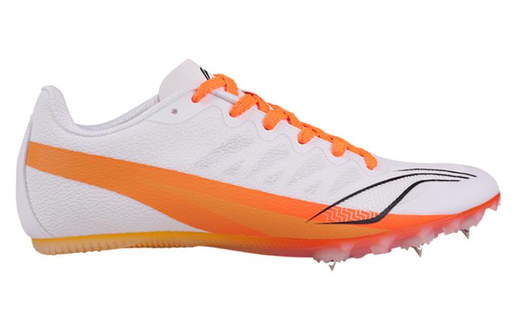 Li Ning Cushioning, Wear Resistant Low top Running Shoes Unisex Fiery Flame Orange