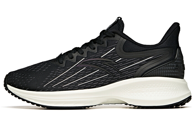 Anta Gazelle 1.0 Running Collection Cushioning Slip Resistant Low top Running Shoes Women's Black White