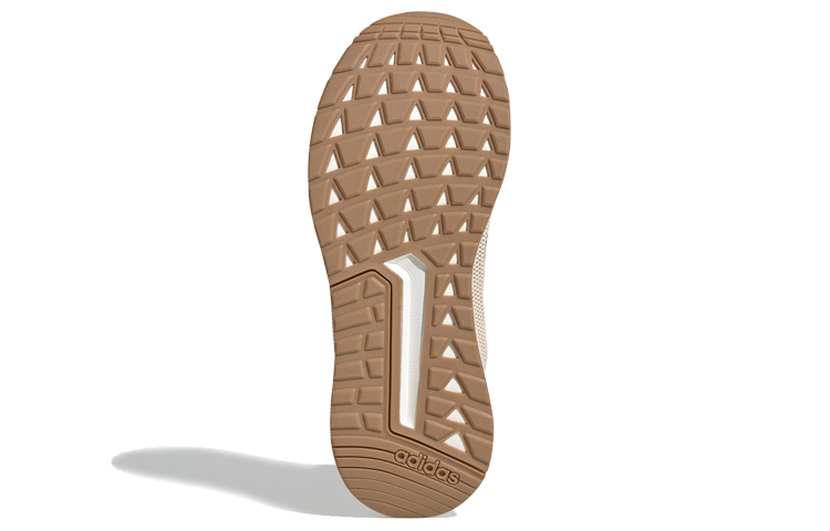 Женские кроссовки adidas neo Questar Ride (бежево-бело-серебристые) — Бежевыйбелый / серебристый — фото 6