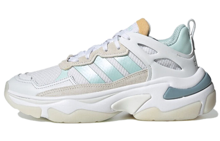 Женские кроссовки adidas neo Boujirun (бело-серо-синие)