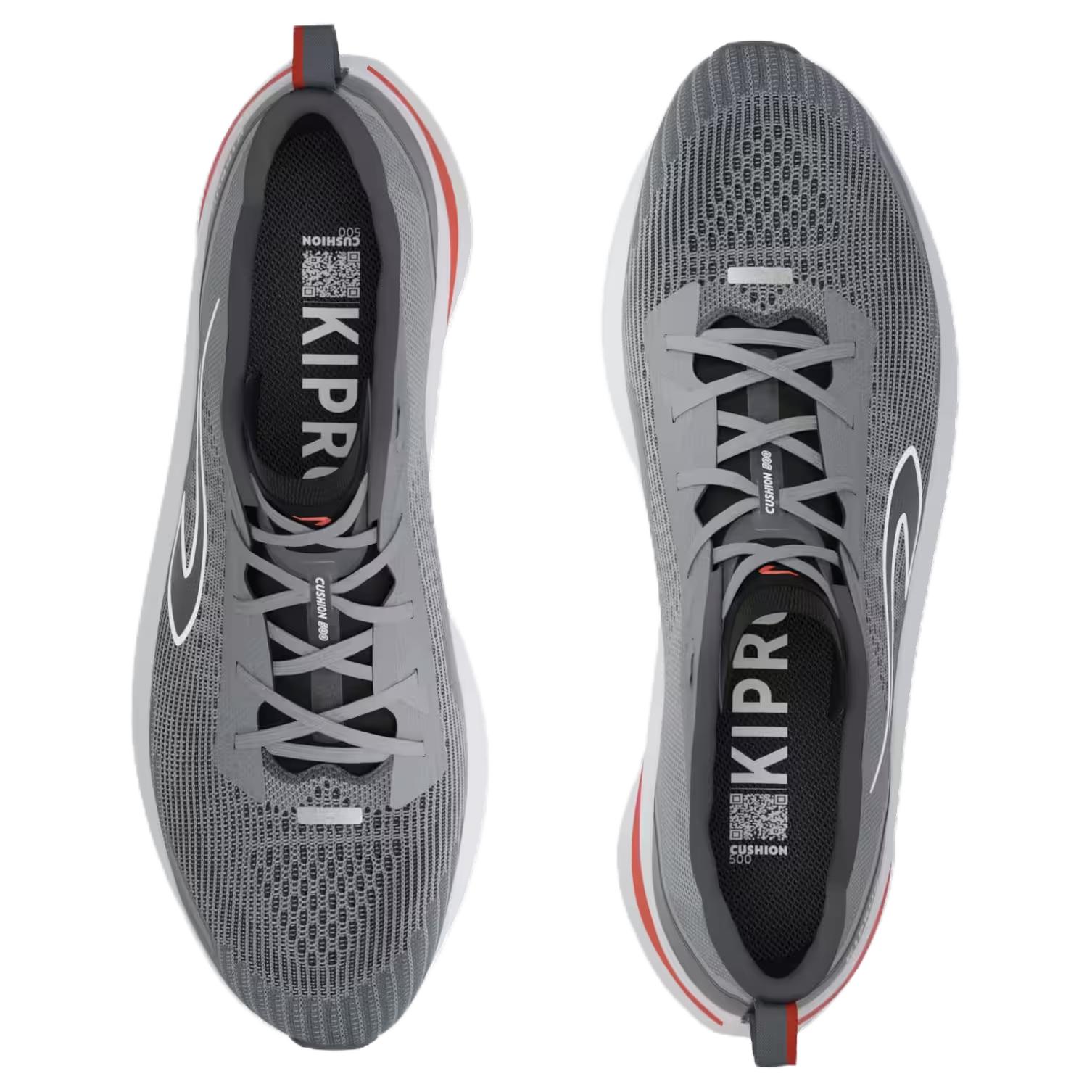 DECATHLON Breathable Cushioning Slip Resistant Low top Casual Running Shoes Men’s Gray