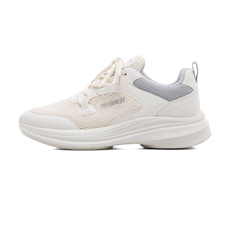RENBEN Breathable Low top Running Shoes Men’s Beige