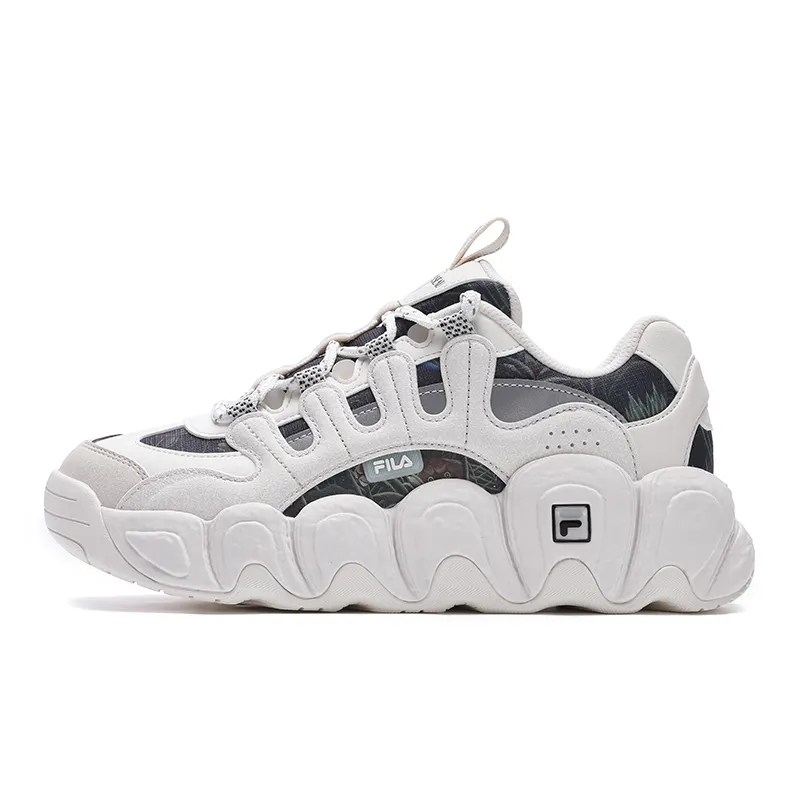 FILA Croissant Textile, Leather Abrasion Resistant Low top Running Shoes Women's Snow