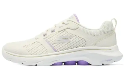 Skechers GO WALK 7 Comfortable Fabric Low top Casual Running Shoes Women's Beige