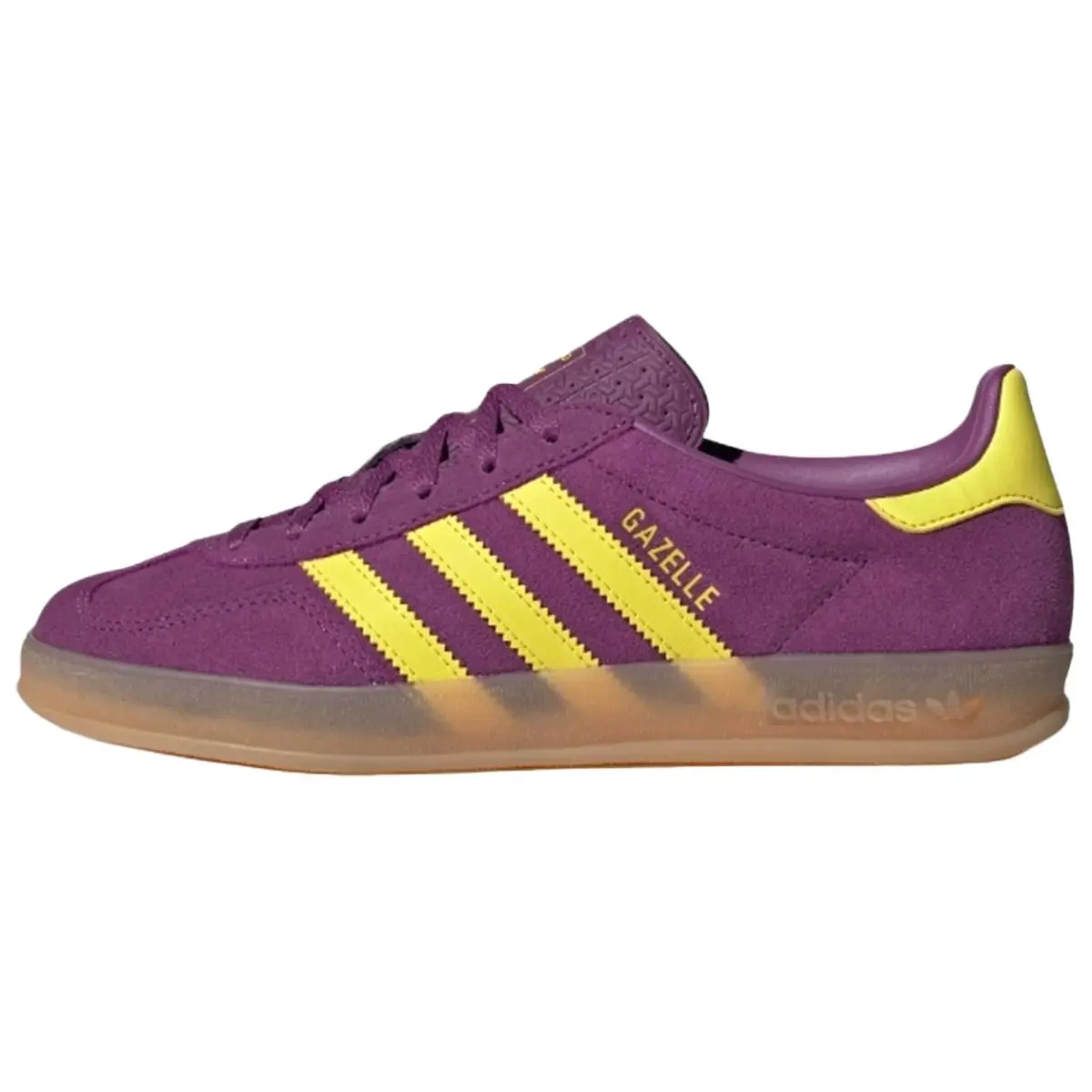 Gazelle Wmns Adidas Originals Indoor 'Rich Mauve Yellow' Women's