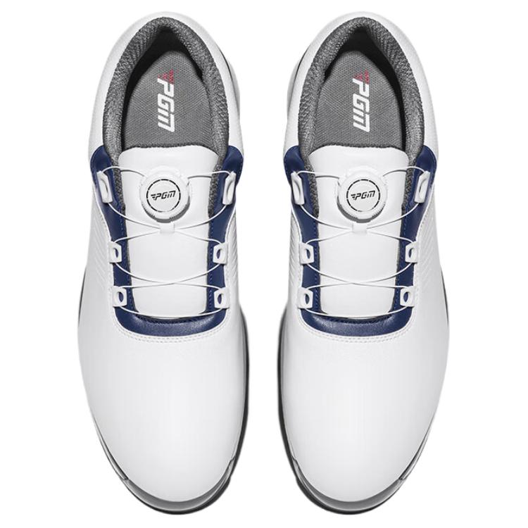 PGM Microfiber Leather Slip Resistant Abrasion Resistant Low top Golf Shoes Men’s White