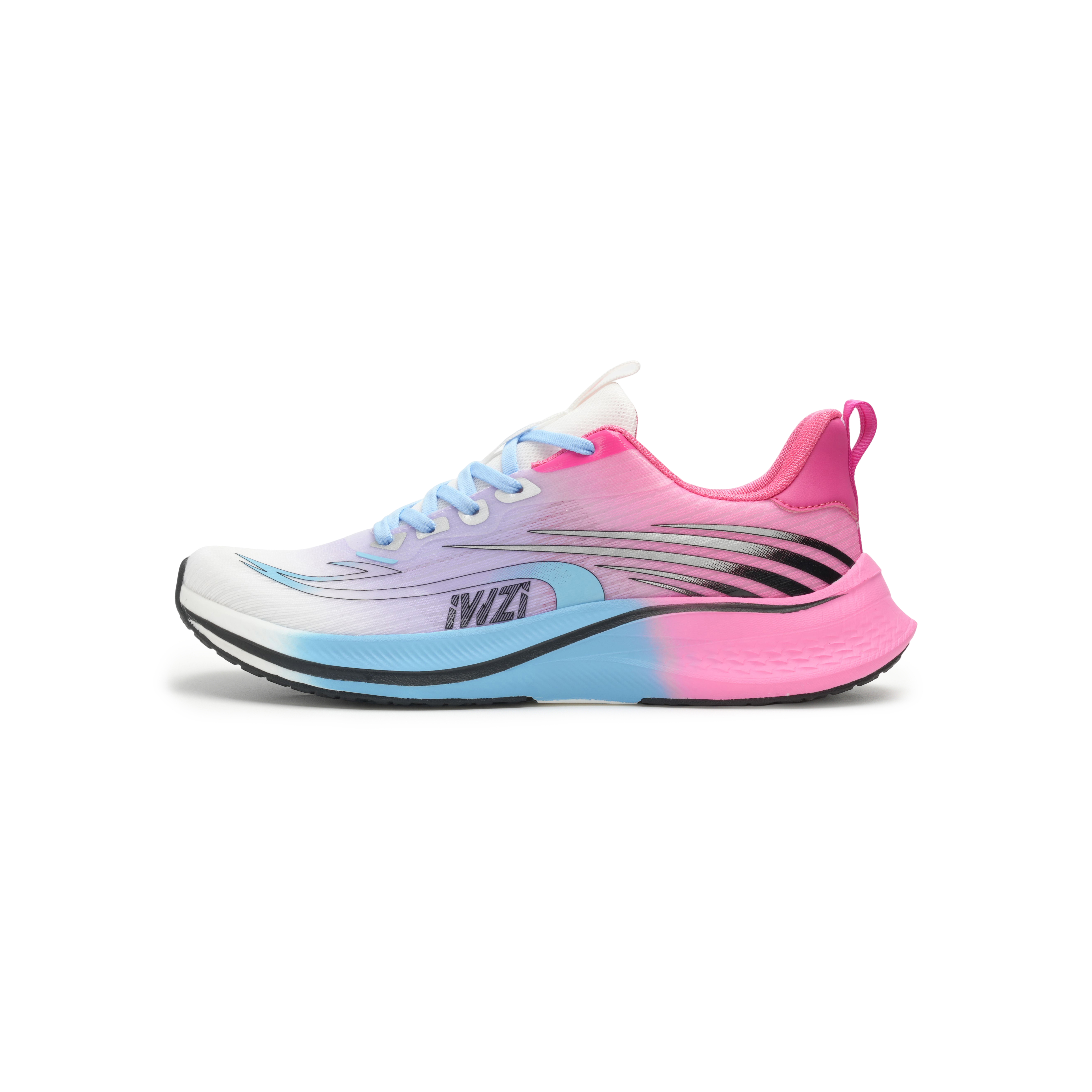 IWZI Low top Running Shoes Unisex Glamor Sea Blue Red