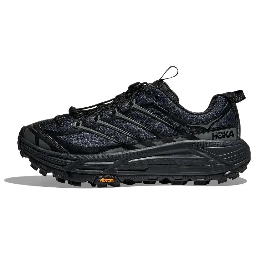 HOKA ONE ONE Mafate Three 2 Breathable Low top Casual Running Shoes Unisex Black