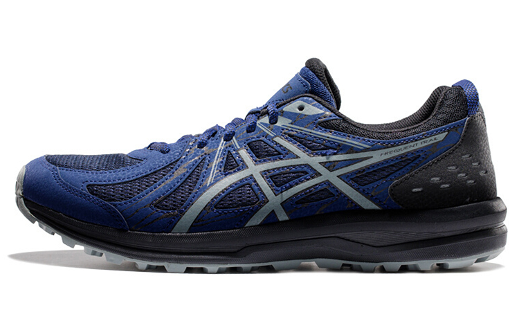 Asics Frequent Trail Sports Low top Running Shoes Men's Blue