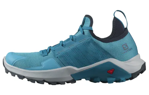 SALOMON Madcross Comfortable Fabric Lightweight Abrasion Resistant Low top Running Shoes Men's Blue