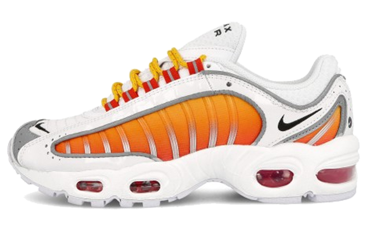 Nike Air Max Tailwind 4 White University Gold Habanero Red Women's