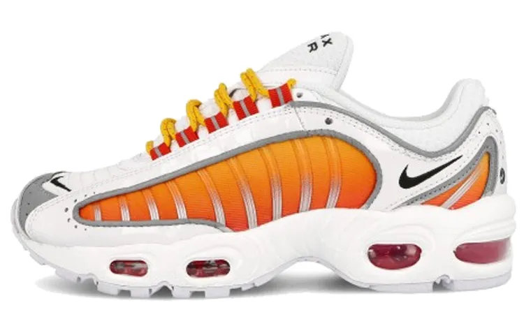 Nike Air Max Tailwind 4 White University Gold Habanero Red Women's