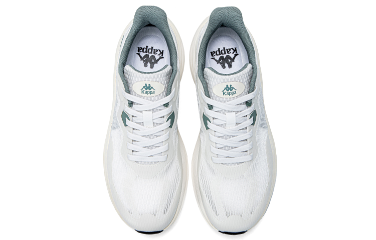 Kappa Cushioning, Wear Resistant Low top Running Shoes Unisex Heron Feather White