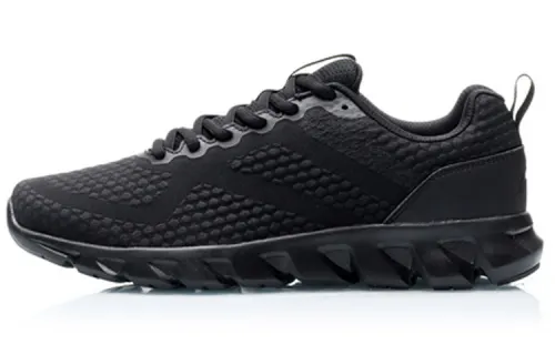 Li Ning Cushioning Low top Running Shoes Men's Black