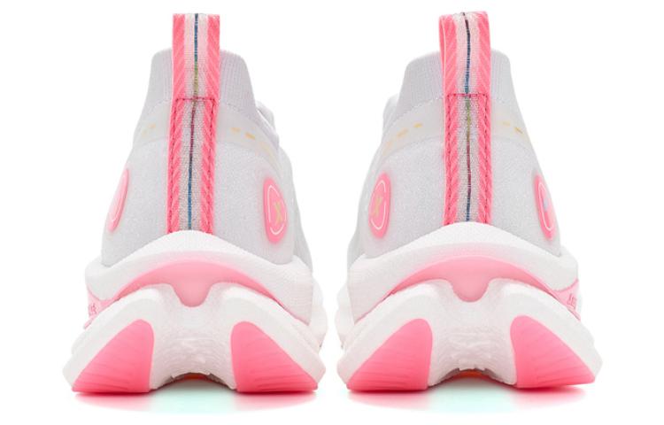 XTEP Lightweight 7.0 PRO Casual Slip Resistant, Abrasion Resistant, Breathable Low top Running Shoes Women’s White Pink