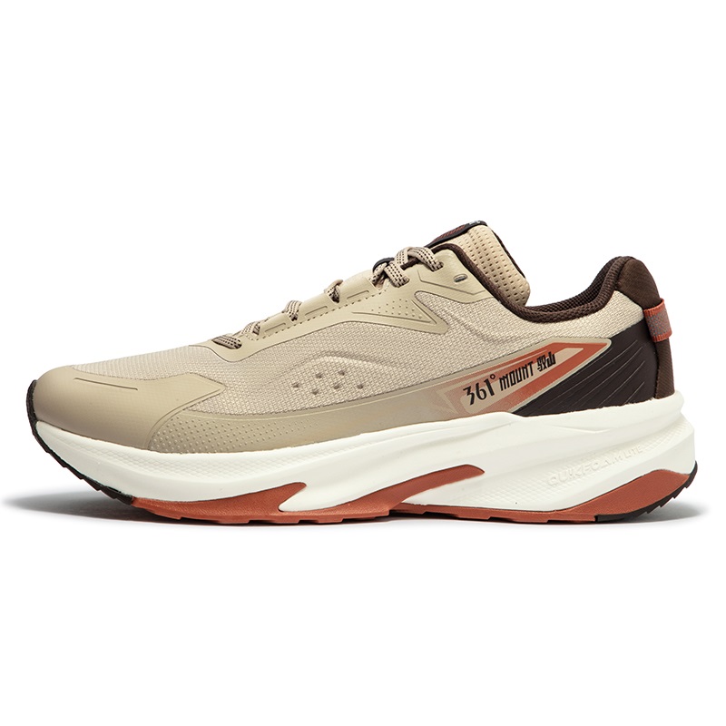 361° Abrasion Resistant Breathable Slip Resistant Low top Running Shoes Men’s Tan