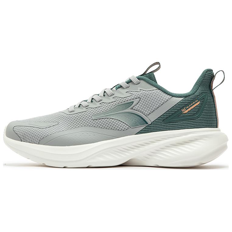361° Cushioning Abrasion Resistant Cushioning, Wear Resistant Low top Running Shoes Men’s Gray Green