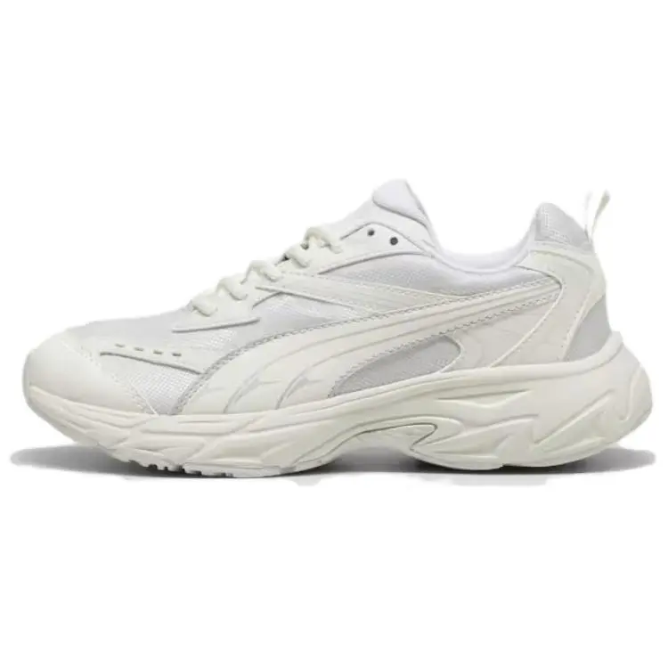 PUMA Morphic Slip Resistant Abrasion Resistant Low top Running Shoes Women's White