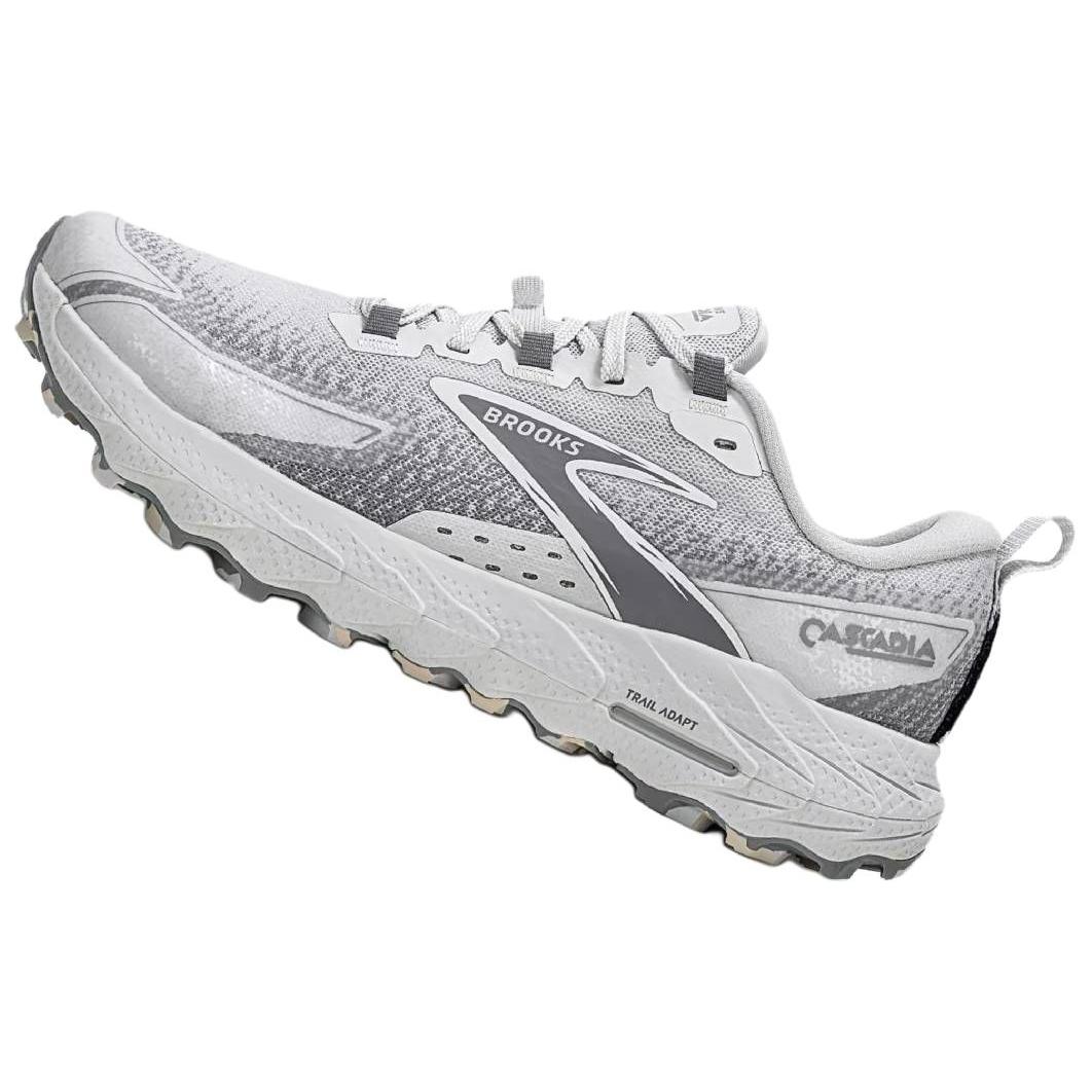 Brooks Cascadia18 Low top Running Shoes Men’s White Gray