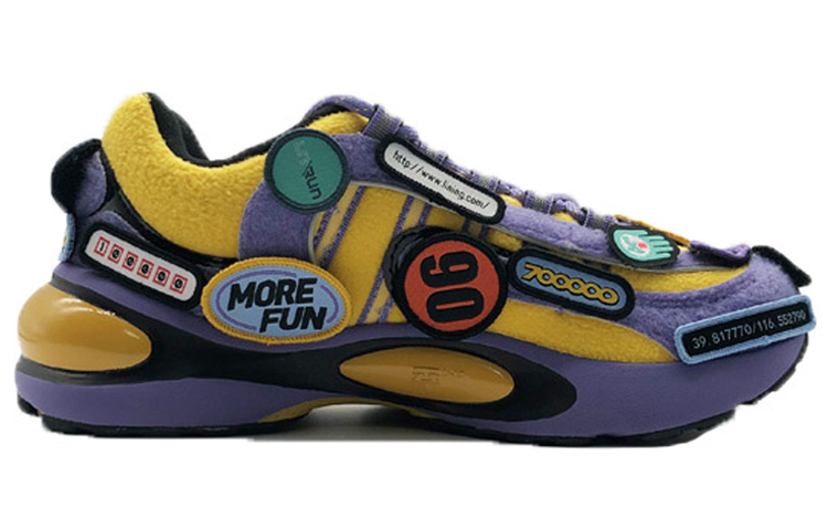 Li Ning Sports Cushioning Slip Resistant Abrasion Resistant Cushioning Slip Resistant Abrasion Resistant Low top