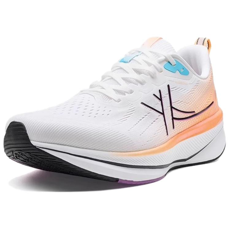 XTEP 6.0 Speed Cushioning Breathable Lightweight Low top Casual City Commuting Running Shoes Men’s White Orange