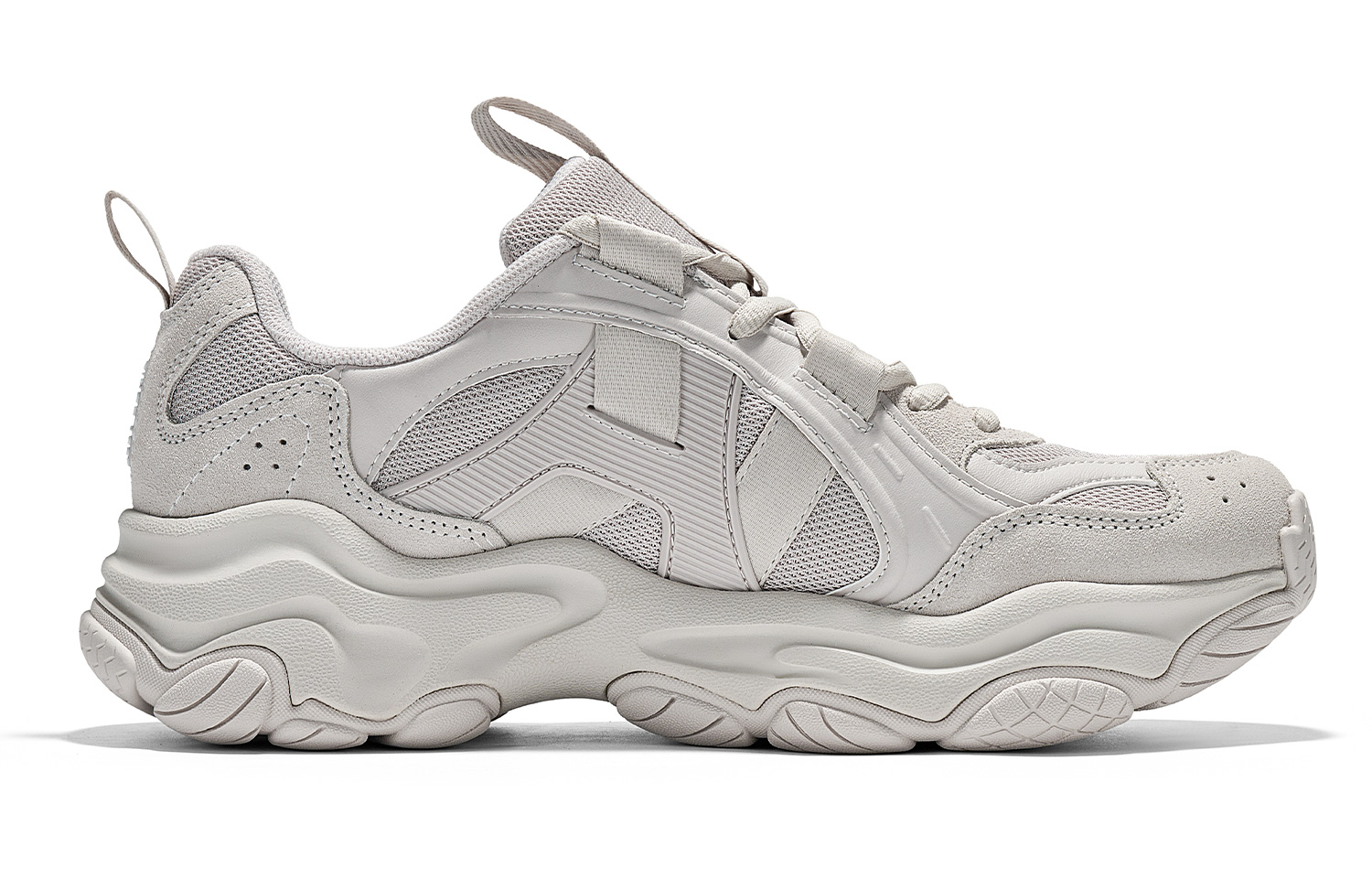 Kappa Slip Resistant Abrasion Resistant Low top Casual Running Shoes Unisex Gray