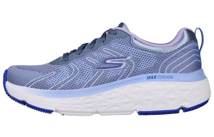 Skechers Max Cushioning Delta Star Mai Comfortable Low top Running Shoes Women's Blue Purple