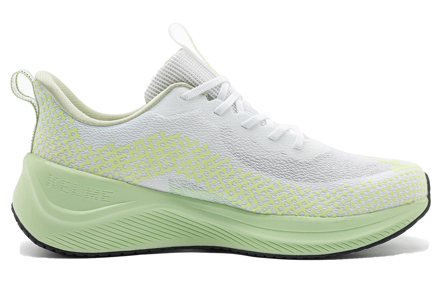 KELME Comfortable And Breathable Mesh Cushioning Lightweight Low top Casual Running Shoes Unisex Ginkgo Green