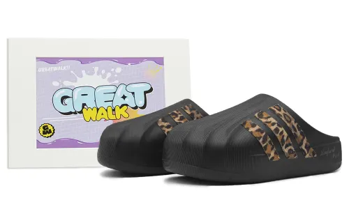 Adidas Originals AdiFOM Superstar Closed Toe Slippers Unisex Black Yellow