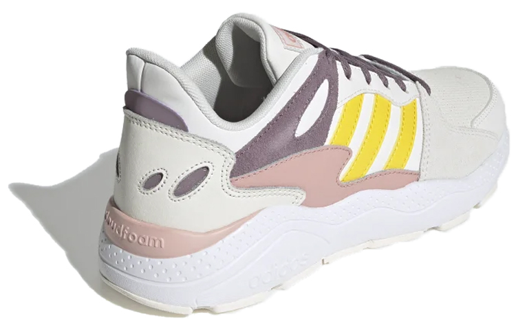 Женские кроссовки adidas neo Crazychaos 1.0 (бело-желто-коричневый) — фото 3