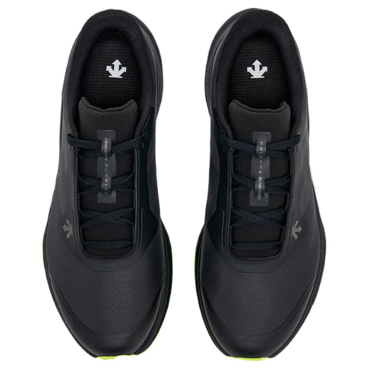 DESCENTE Slip Resistant Abrasion Resistant Low top Casual Training City Commuting Running Shoes Men’s Black