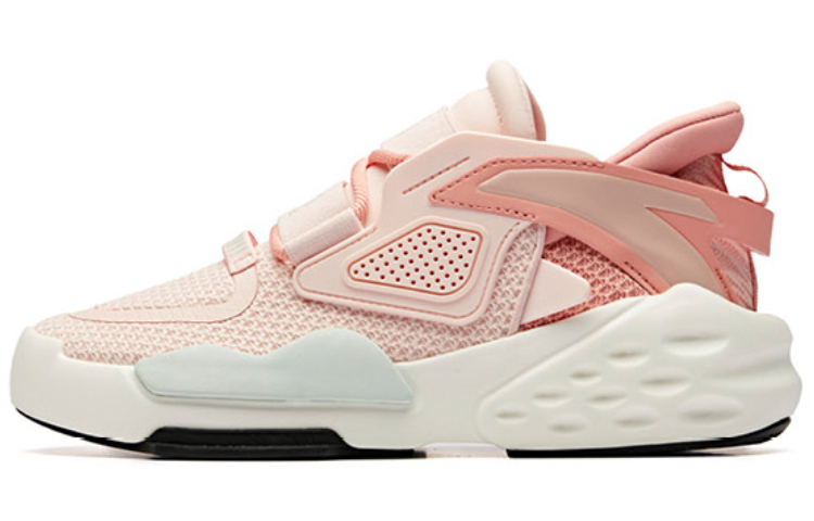 Anta Bastard Slip Resistant Balance Coverage Low top Skateboard Shoes Women's Pink White