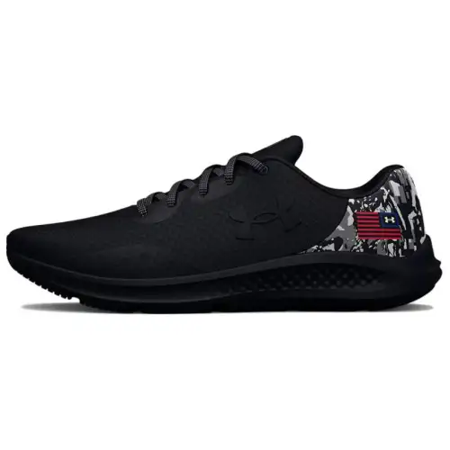 Under Armour Charged Pursuit 3 Cushioning, Wear Resistant Low top Running Shoes Men's Black