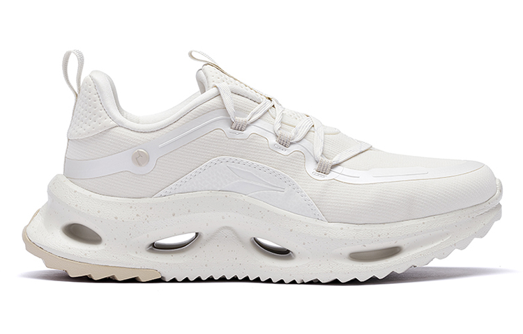 361° Cushioning, Slip Resistant, Abrasion Resistant, Breathable Low Top Running Shoes Men’s White Gray