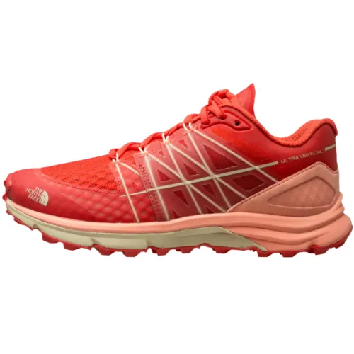 THE NORTH FACE ULTRA Low top Running Shoes Women's Red Orange
