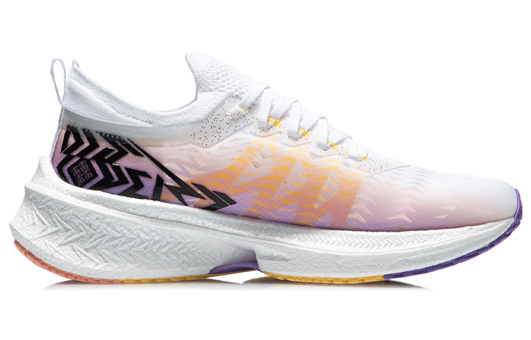 Li Ning Feidian Discovery Dopamine Dressing Low top Running Shoes Women’s White Purple