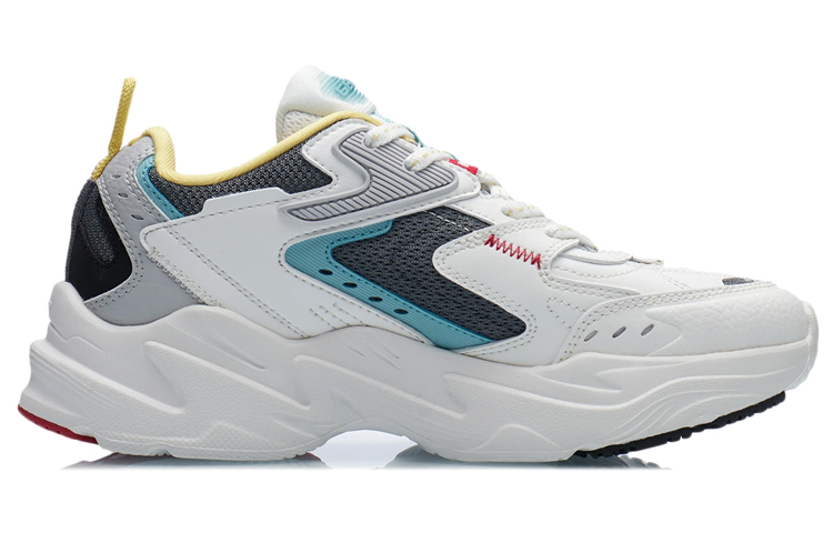 Li Ning Spacetime Classic Cushioning Low top Running Shoes Women’s White Gray