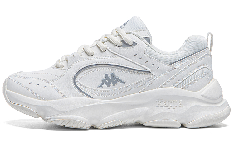Kappa Slip Resistant Abrasion Resistant Slip Resistant Abrasion Resistant Low top Casual Running Shoes Unisex White