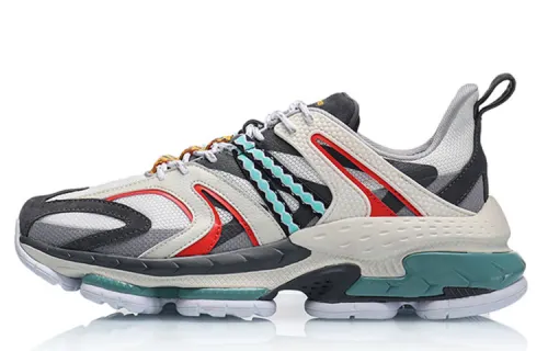 Li Ning CF COUNTERFLOW Adam Non slip Lightweight Low top Sports Casual Shoes Men's Gray Blue