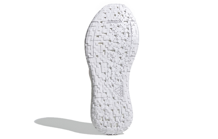 Женские кроссовки adidas PulseBOOST Hd S. (белые с оранжевым) — Белый / оранжевый — фото 5