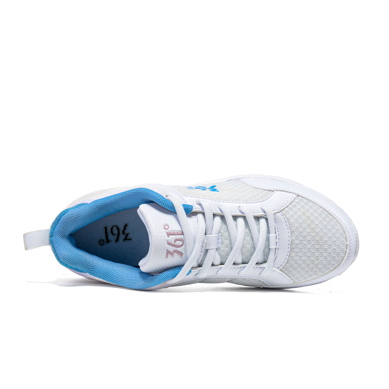 361° Cushioning Breathable Lightweight Low top Casual Running Shoes Women’s 361 Degrees White Calm Blue