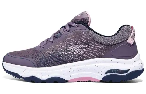 Skechers Go Walk Arch Fit Wild Purple White Women's