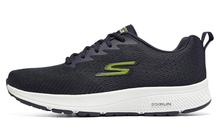 Skechers Go Run Consistent Fabric Low top Running Shoes Men's Black Green
