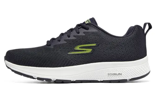Skechers Go Run Consistent Fabric Low top Running Shoes Men's Black Green