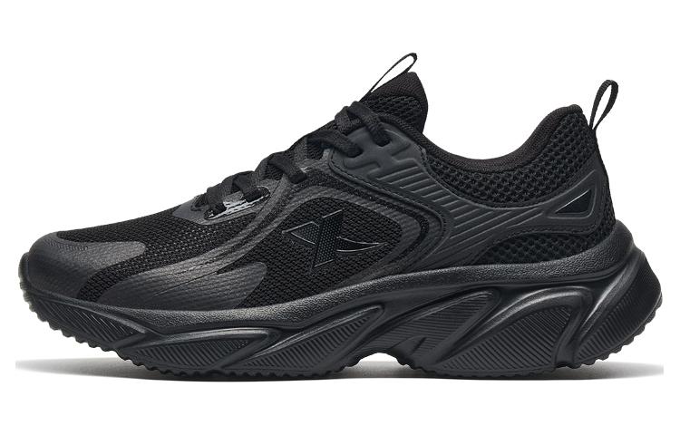 XTEP Versatile Cushioning Slip Resistant Abrasion Resistant Breathable Low top Running Shoes Women’s Black