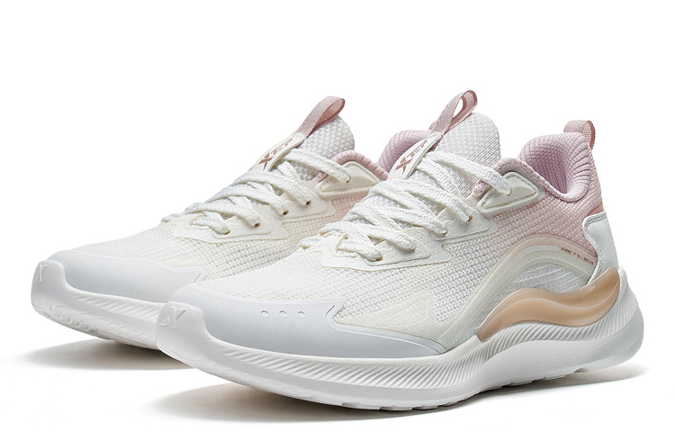 XTEP Xingyun2.0 Comfortable Abrasion Resistant Low top Running Shoes Women’s White Pink