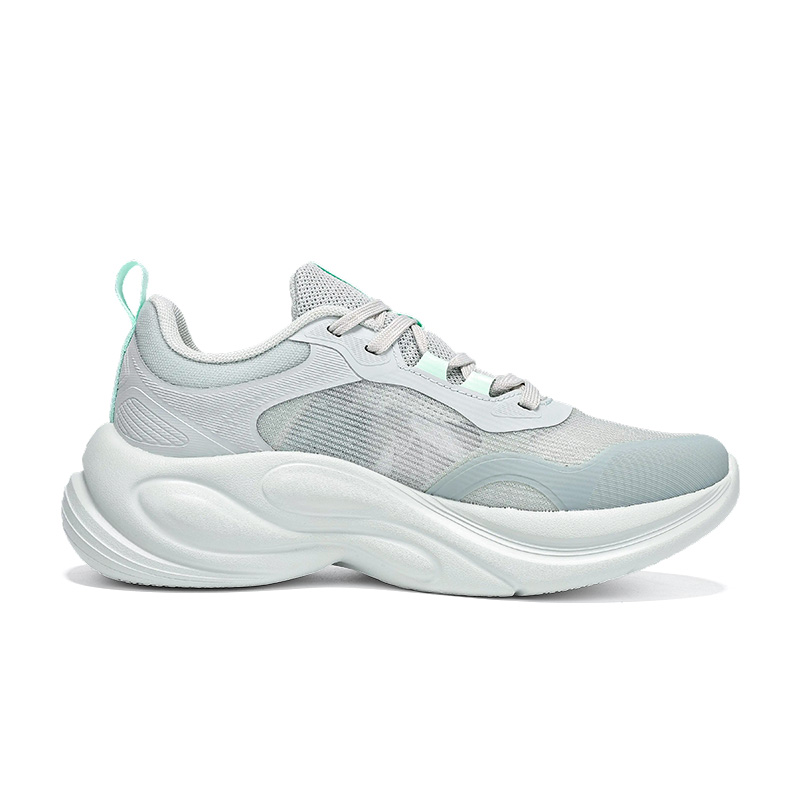 361° Cushioning Breathable Lightweight Low top Casual Running Shoes Women’s Mint Gray Green Eggshell Green